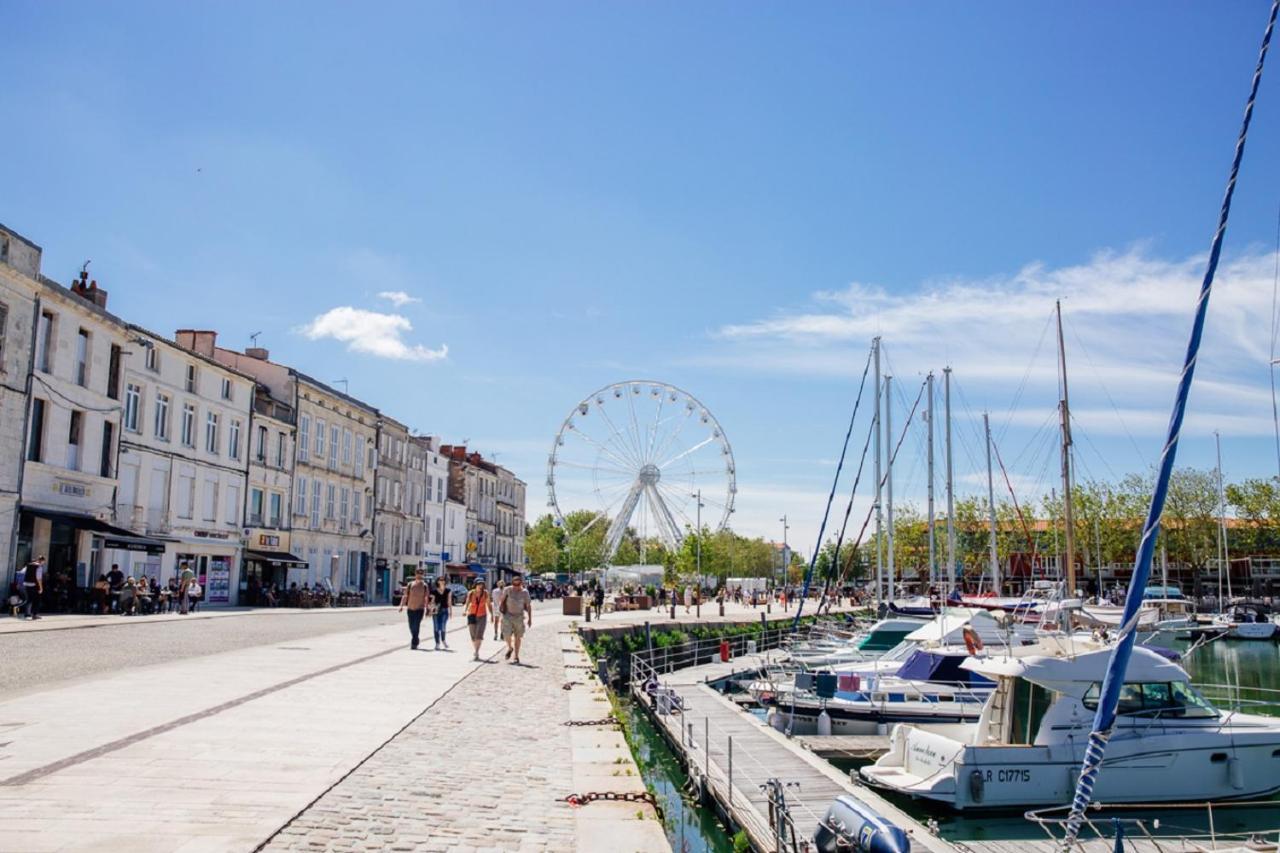 Charmant Cocon Iode Cosy Equipe, Baigne De Lumiere, Situe Au Coeur De La Rochelle A 1Min A Pied Du Marche Central Avec Tv Et Wifi Екстериор снимка